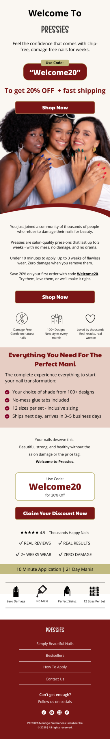 ROI Booster email design example